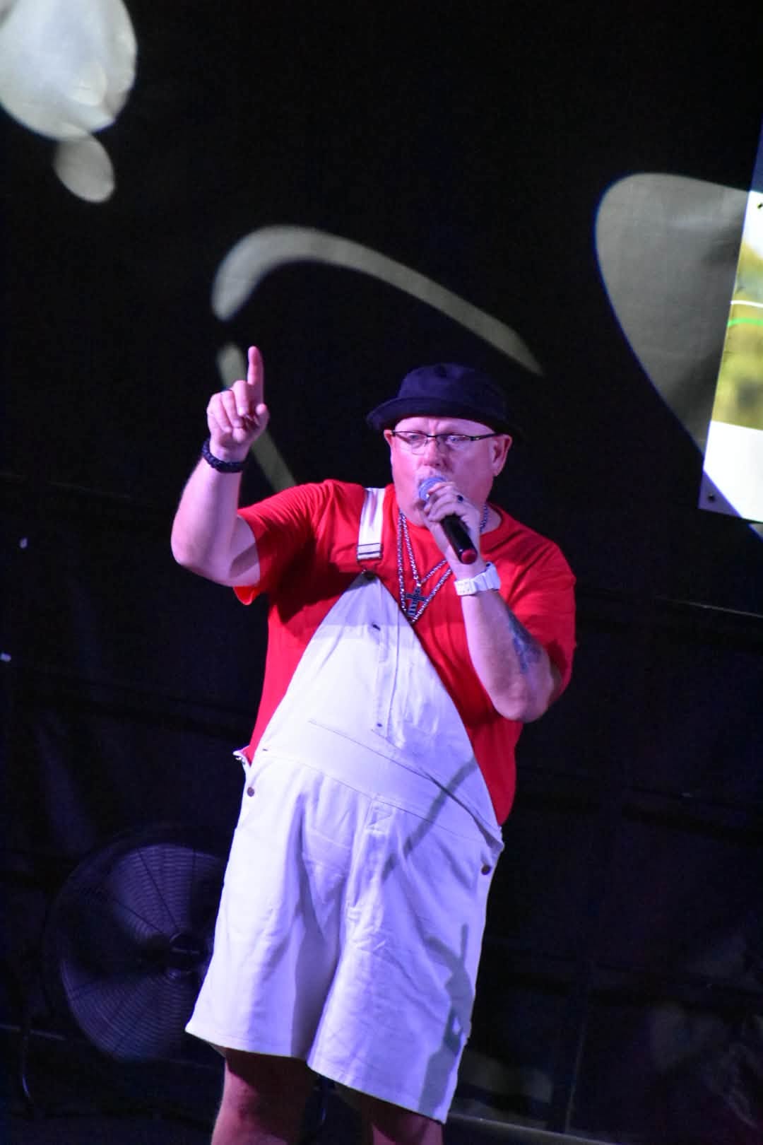 Cledus T. Judd performing on stage